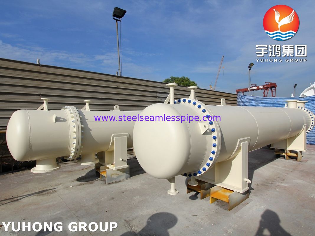 เครื่องแลกเปลี่ยนความร้อนแบบหัวลอย 316L ชนิด AES มาตรฐาน ASME Section VIII Div. 1