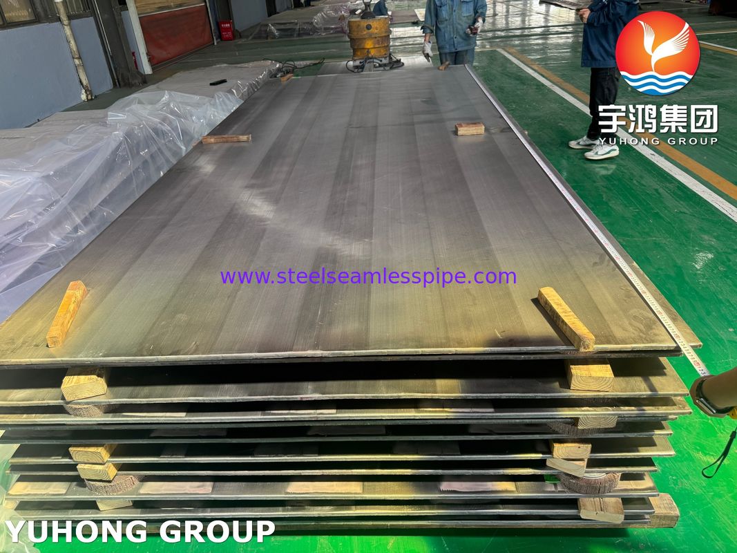 ผนังเคลือบระเบิด ASME SA516 Gr.70 โลหะคาร์บอน ASME SB127 Monel 400