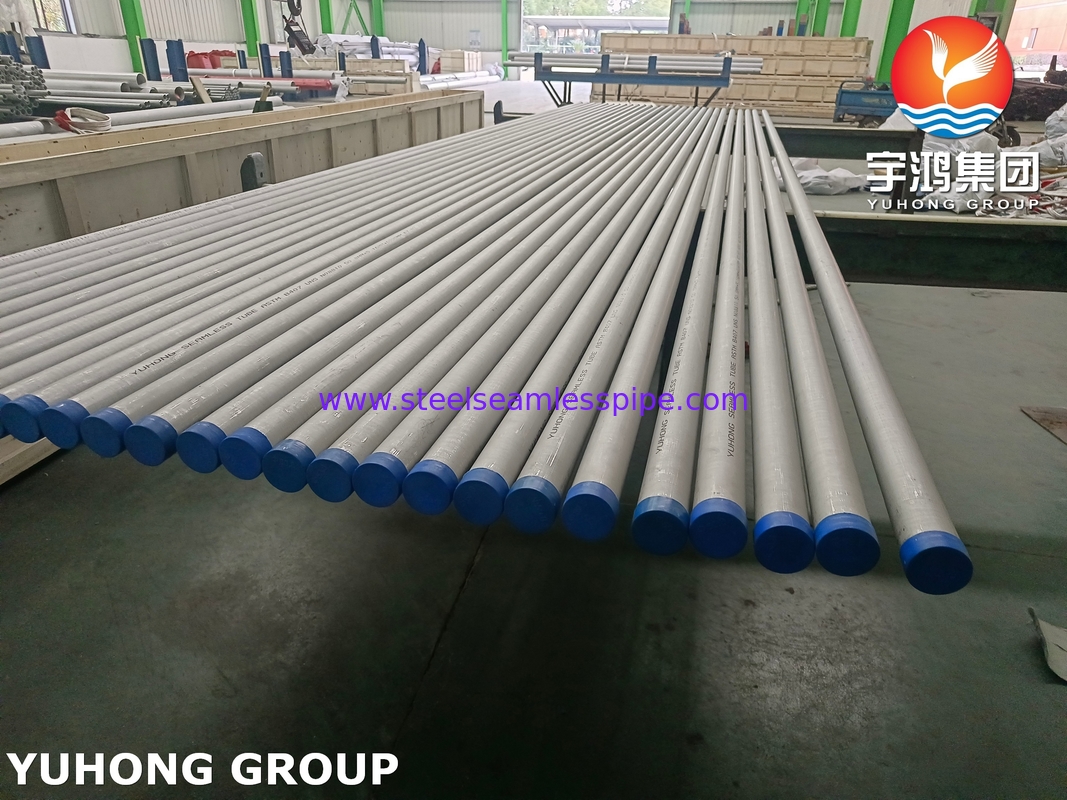 B407 N08810 ท่อเหล็กไร้ตะเข็บ Incoloy 800H นิกเกิลอัลลอยด์ ปลายเรียบ สำหรับเครื่องทำความร้อนยิ่งยวดและเตาเผา