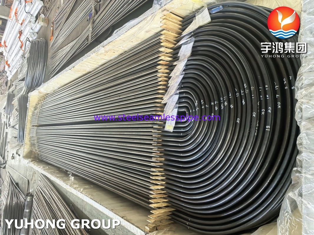 เครื่องแลกเปลี่ยนความร้อนสแตนเลสสตีล ท่อโค้ง U A213/SA213 TP304L อบอ่อนแบบสว่าง BA เกรดไร้รอยต่อ TP304L / UNS S30403