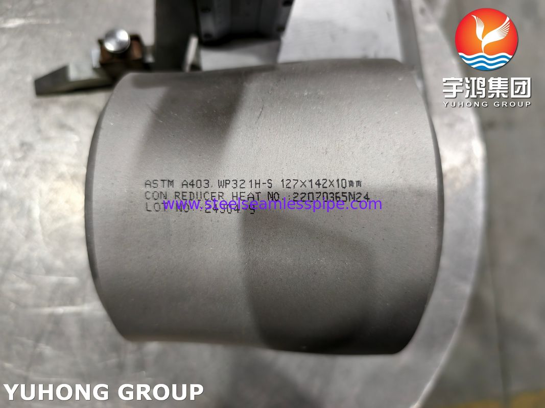 อุปกรณ์ข้อต่อท่อ ข้อลดกลมสแตนเลส ASTM A403 WP321H / 1.4878 ASME B16.9