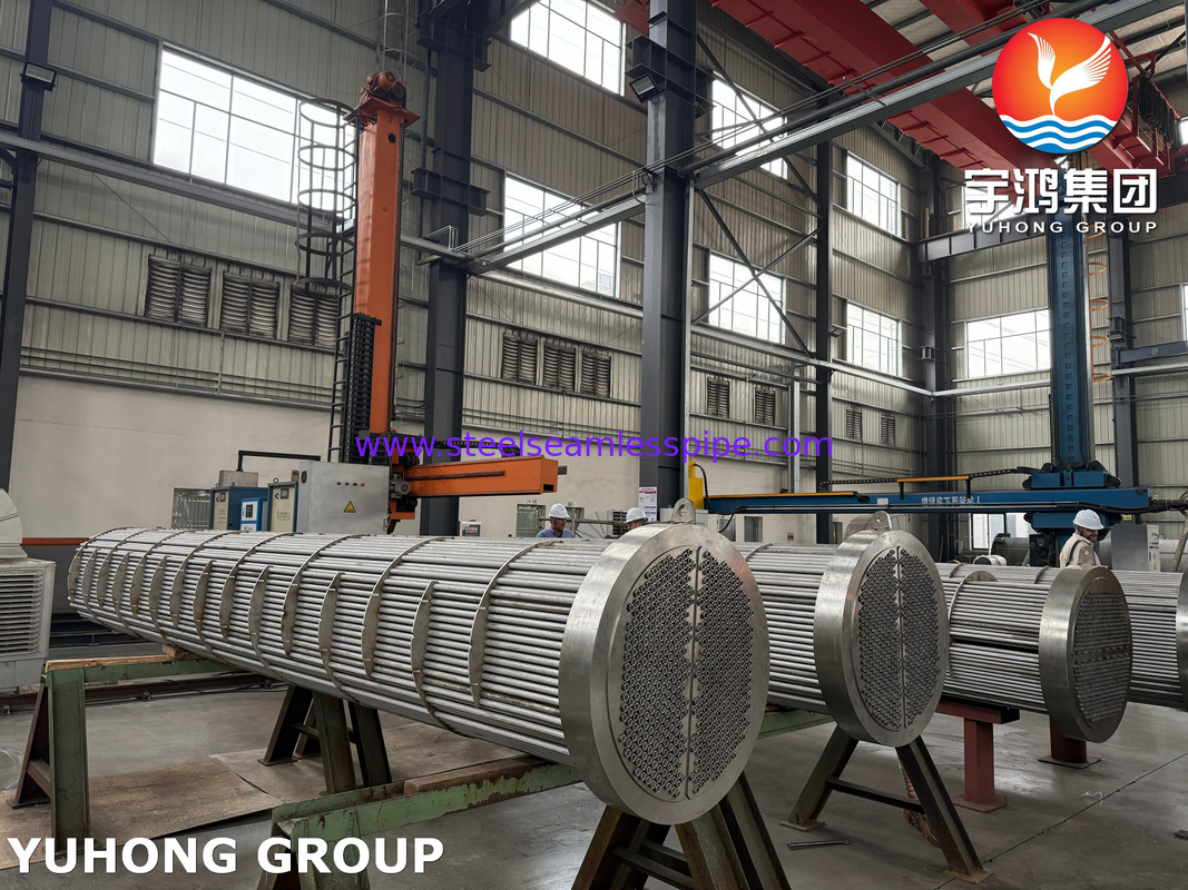 BV ตรวจสอบ SA182 F11 GR.2 ท่อแผ่นแลกเปลี่ยนความร้อนแบบเปลือกและท่อ TEMA R Type เพื่อการถ่ายเทความร้อนที่ดีที่สุด