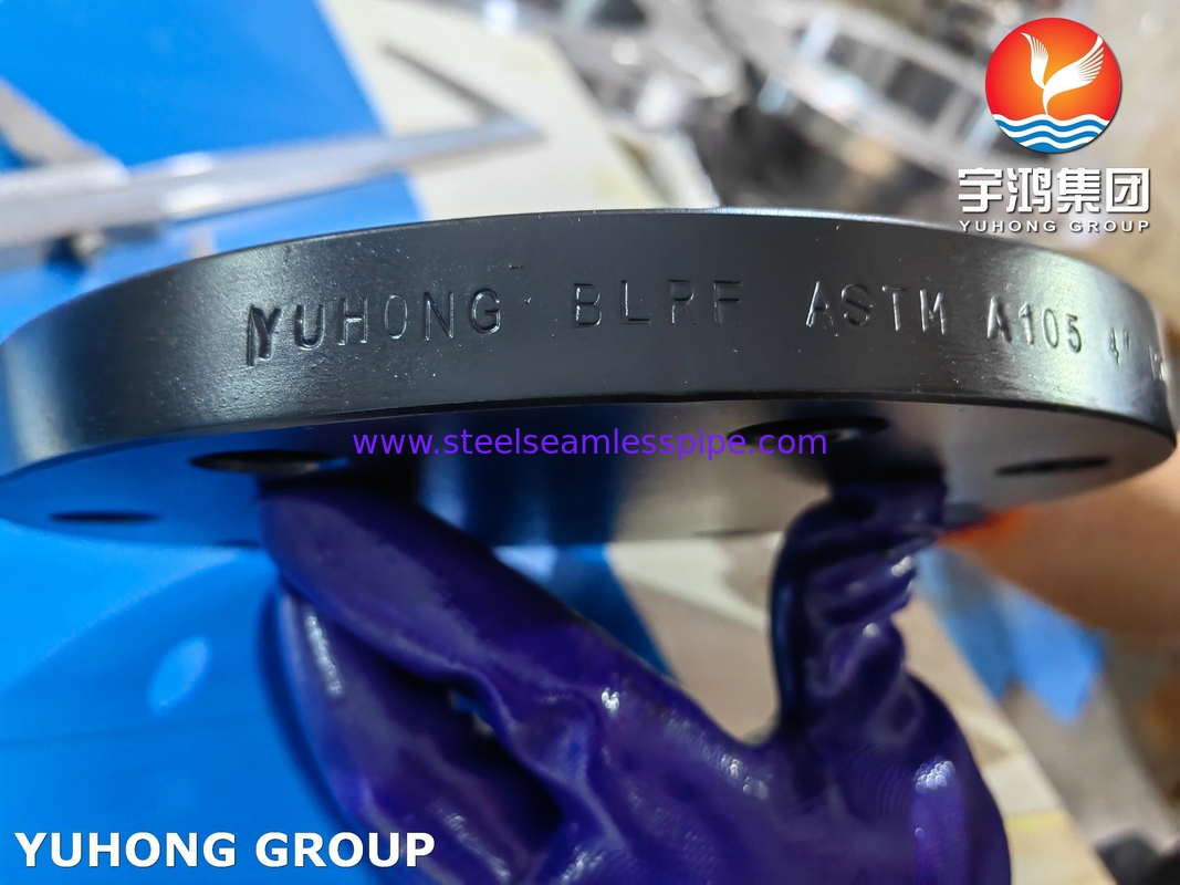 A105 สแตนเลสคาร์บอนต่ํา Blind Flange, Forged and Normalized, ASME B16.5 / EN1092-1, ใช้ในท่อน้ํามันและก๊าซ