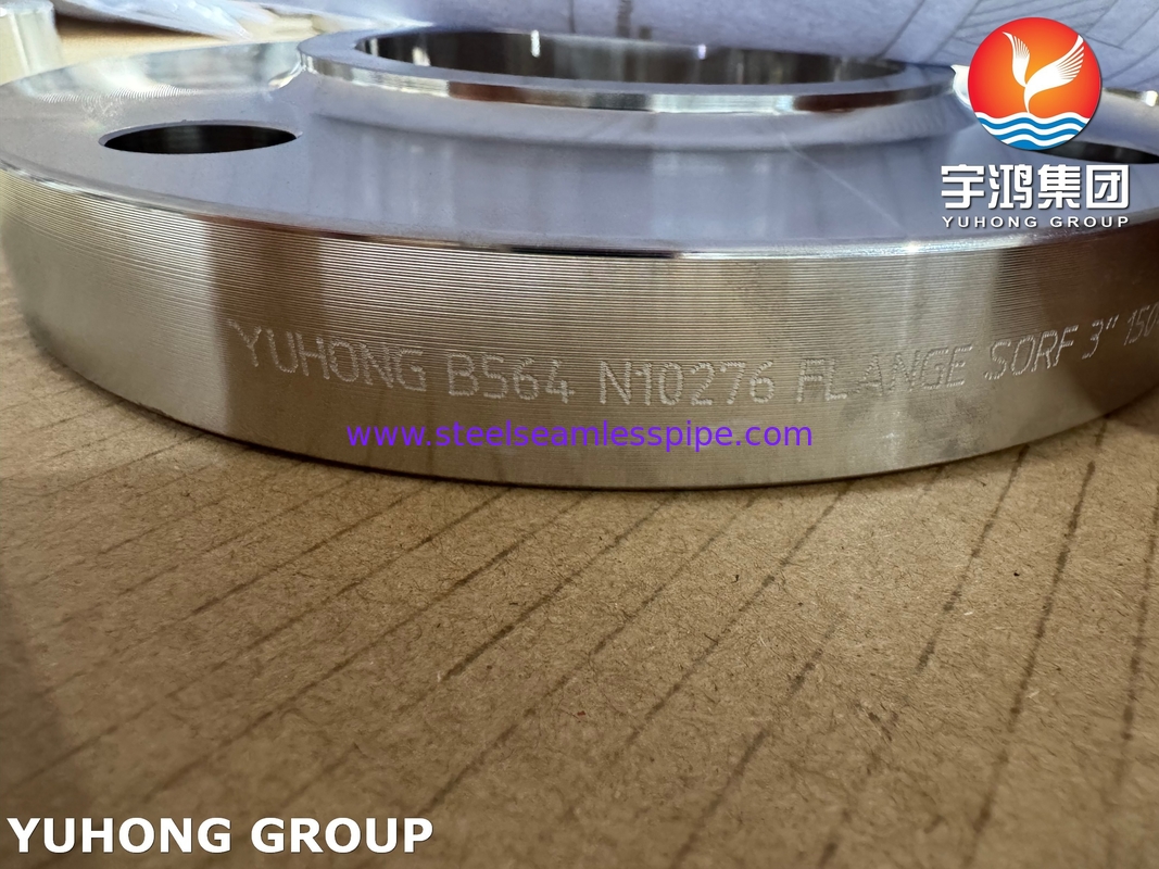 ASTM B564 UNS N10276 C276 สลิป ON RF FLANGE สําหรับขยะอุตสาหกรรมอันตราย