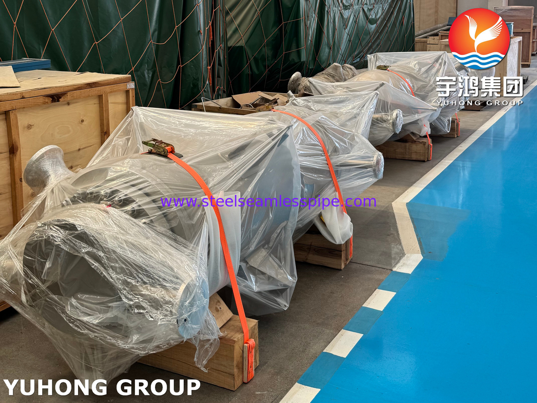 ASME VIII-1 เครื่องแลกเปลี่ยนความร้อนแบบท่อ U ปลอต UNS N06600 สําหรับกระบวนการ Chlor-Alkali NACE MR0175