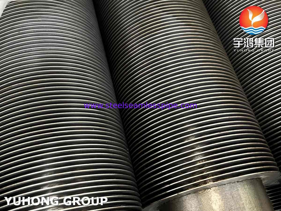 ท่อเหล็กอัลลอย ASTM A335 P22 พร้อมครีบวัสดุ AS HFW Solid Fin Tube, บริการอุณหภูมิสูง