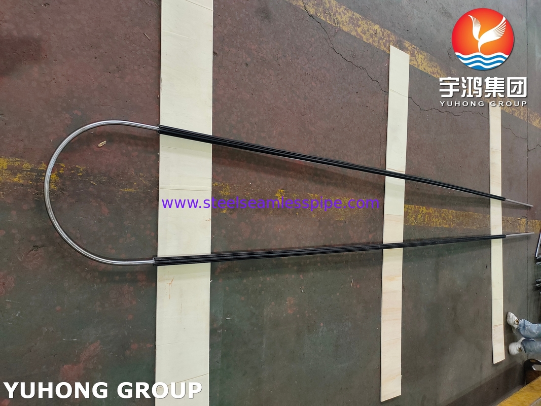 ASTM A179 ท่อครีบเชื่อมตามยาวแบบ U Bend เหล็กกล้าคาร์บอนสำหรับโครงการกลั่นน้ำมัน
