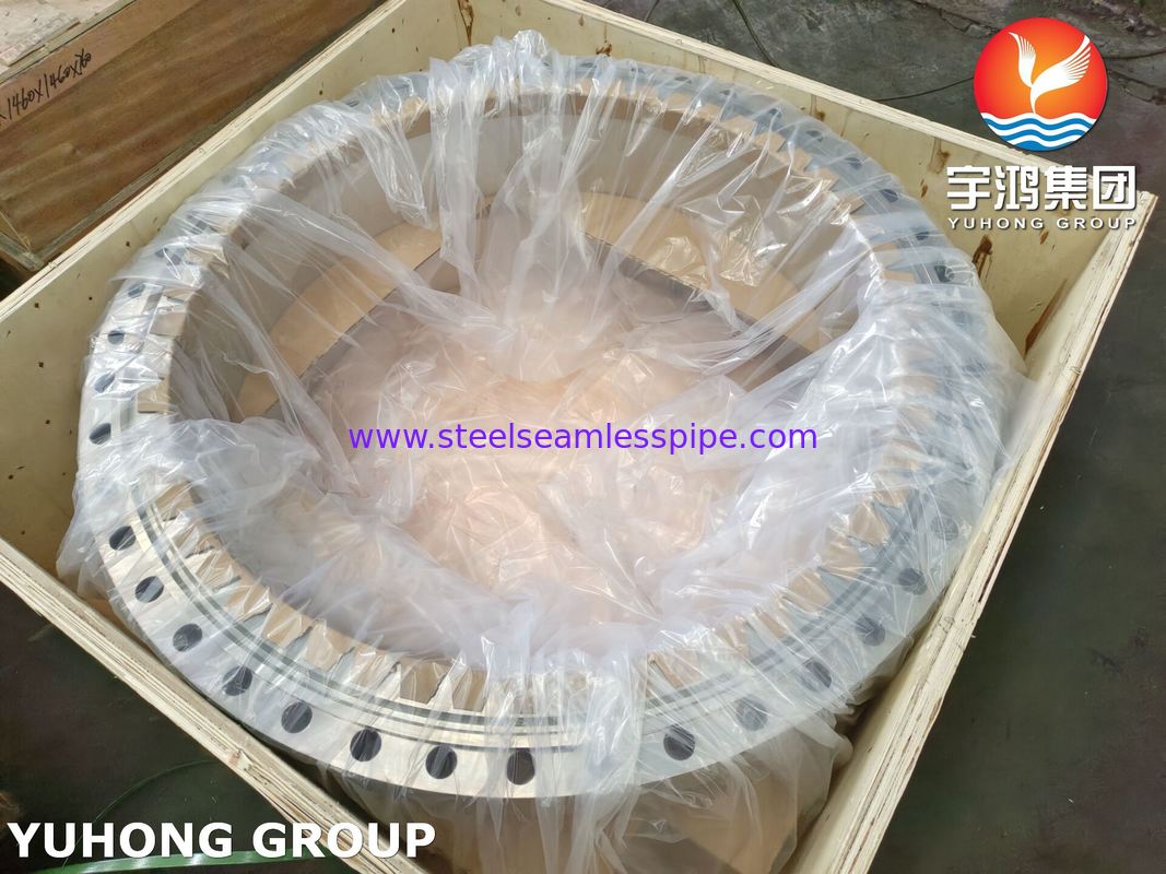 ASTM A182 F310 WN RTJ หน้าท่อสแตนเลส โฟกชั่นฟลานจ์สําหรับโรงงานปิโตรเคมีและพลังงาน
