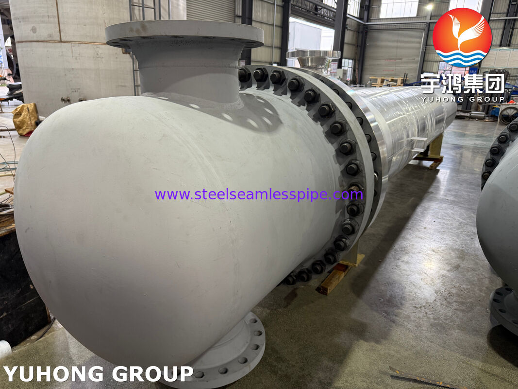 เครื่องแลกเปลี่ยนความร้อนแบบหัวลอยชนิด ASME U Stamped AES พร้อมท่อ TP316L สำหรับงานบริการที่รุนแรง