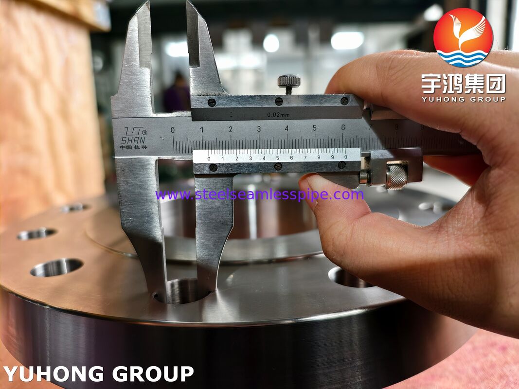 ASTM B564 N04400 หน้าแปลนแบบยกหน้าแปลนเหล็กกล้าผสมนิกเกิล Monel 400 แบบขึ้นรูป