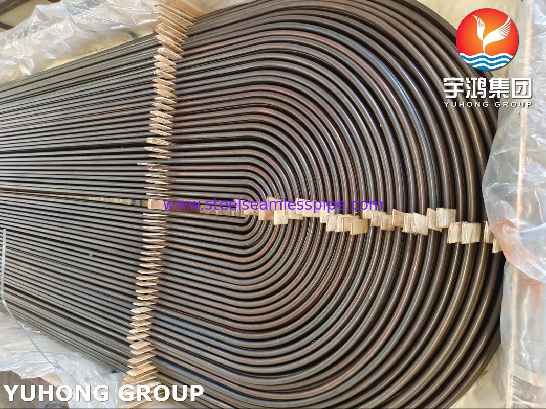 ท่อโค้งรูปตัว U ASTM A179 - เหล็กกล้าคาร์บอนต่ำไร้รอยต่อ ดึงเย็น สำหรับการใช้งานในเครื่องแลกเปลี่ยนความร้อนและคอนเดนเซอร์