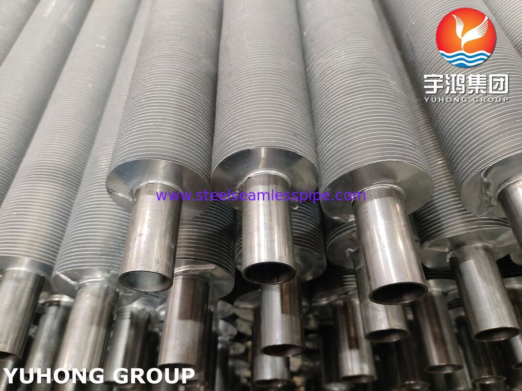 EN 10217-7 1.4301 ท่อปีกขุดสําหรับเครื่องเย็นอากาศ การฟื้นฟูความร้อน