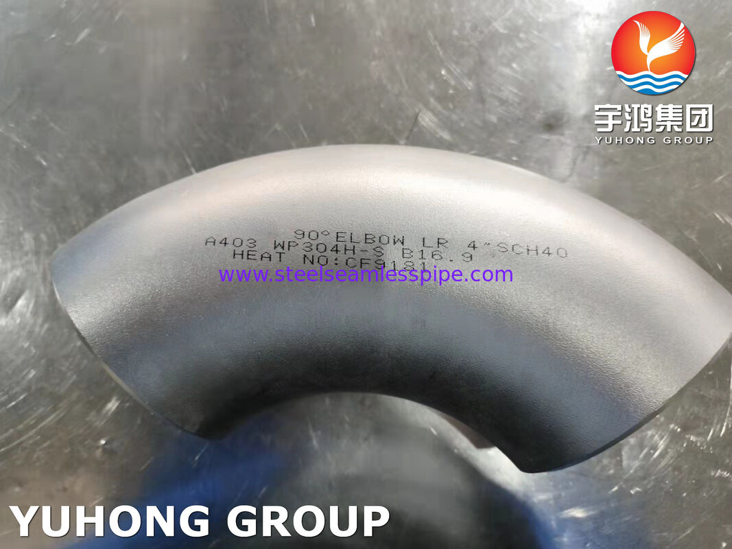 ASTM A403 WP304H-S การติดตั้งเอลโคสําหรับสาขาอุตสาหกรรม การติดตั้งท่อเหล็กไร้ขัด