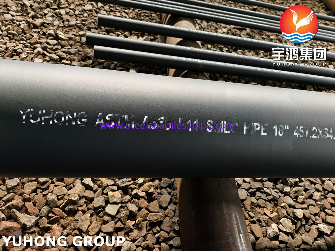 ท่อเหล็กกล้าอัลลอยด์ไร้ตะเข็บ ASTM A335 / ASME SA335 P11 สำหรับระบบท่อส่งที่มีอุณหภูมิสูง ความดันสูง และสารกัดกร่อน