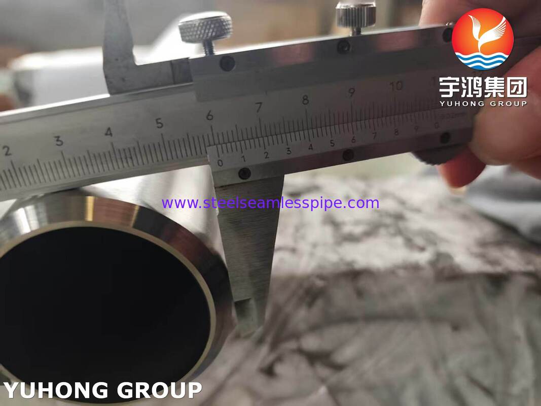 ASME SB444 N06625 หลอดสกัดเหล็กนิเคล Inconel 625 สําหรับเครื่องแลกเปลี่ยนความร้อน, การแปรรูปน้ํามันในทะเลและก๊าซเคมี