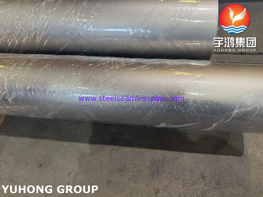 ท่อโลหะผสมนิกเกิล ASTM B619 UNS N10276 Hastelloy C276 แบบเชื่อมสำหรับอุตสาหกรรมปิโตรเคมี
