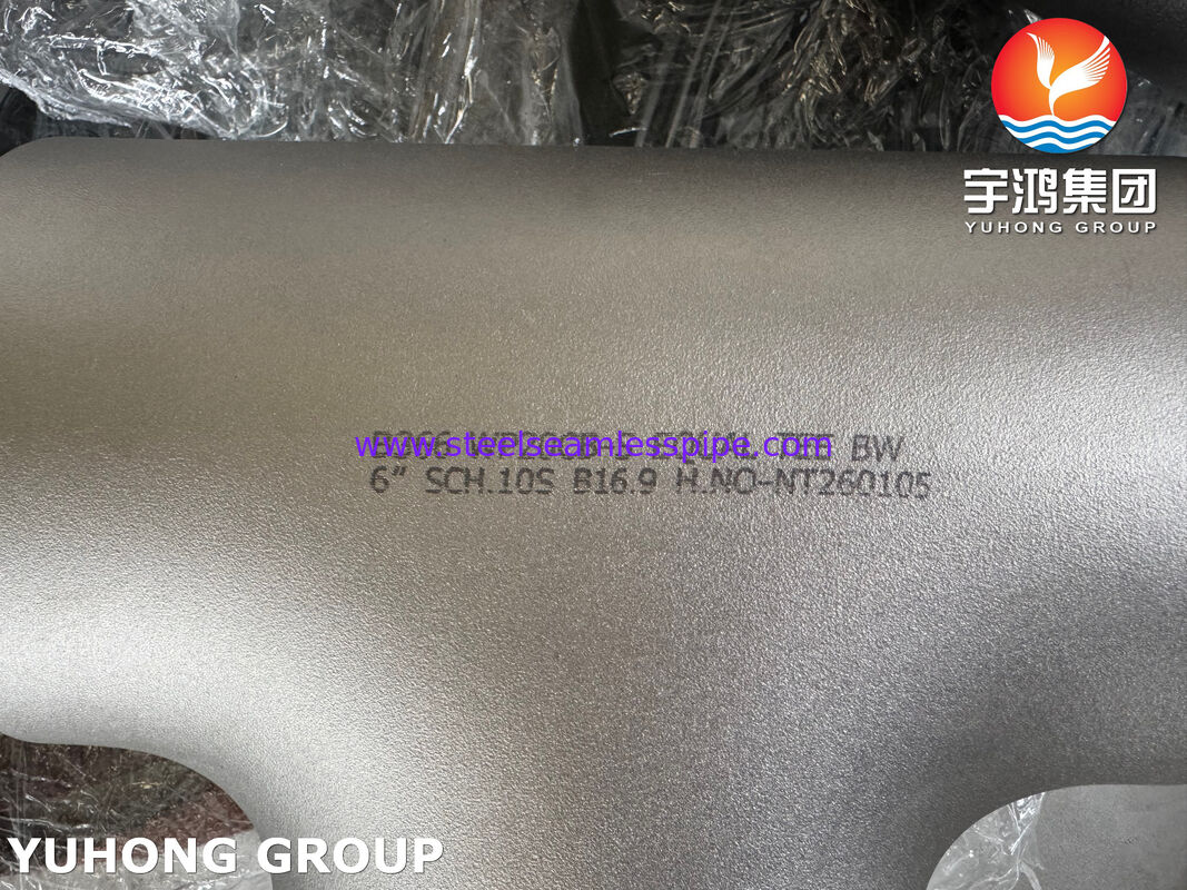 ASTM B366 N08810 Incoloy 800H นิเคิลอลอยเท่าเทียม Tee สําหรับท่ออุณหภูมิสูง