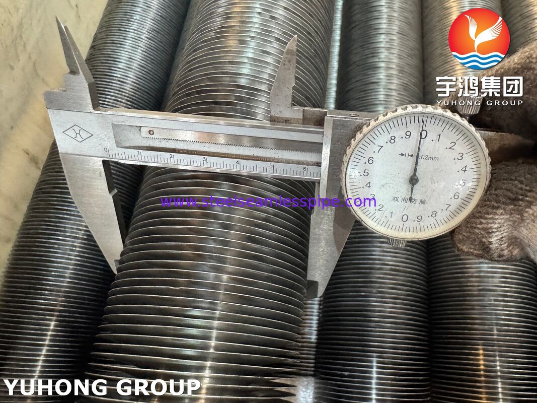 ASTM A179 ท่อครีบอลูมิเนียมชนิด L เหล็กกล้าคาร์บอนสำหรับเครื่องแลกเปลี่ยนความร้อน