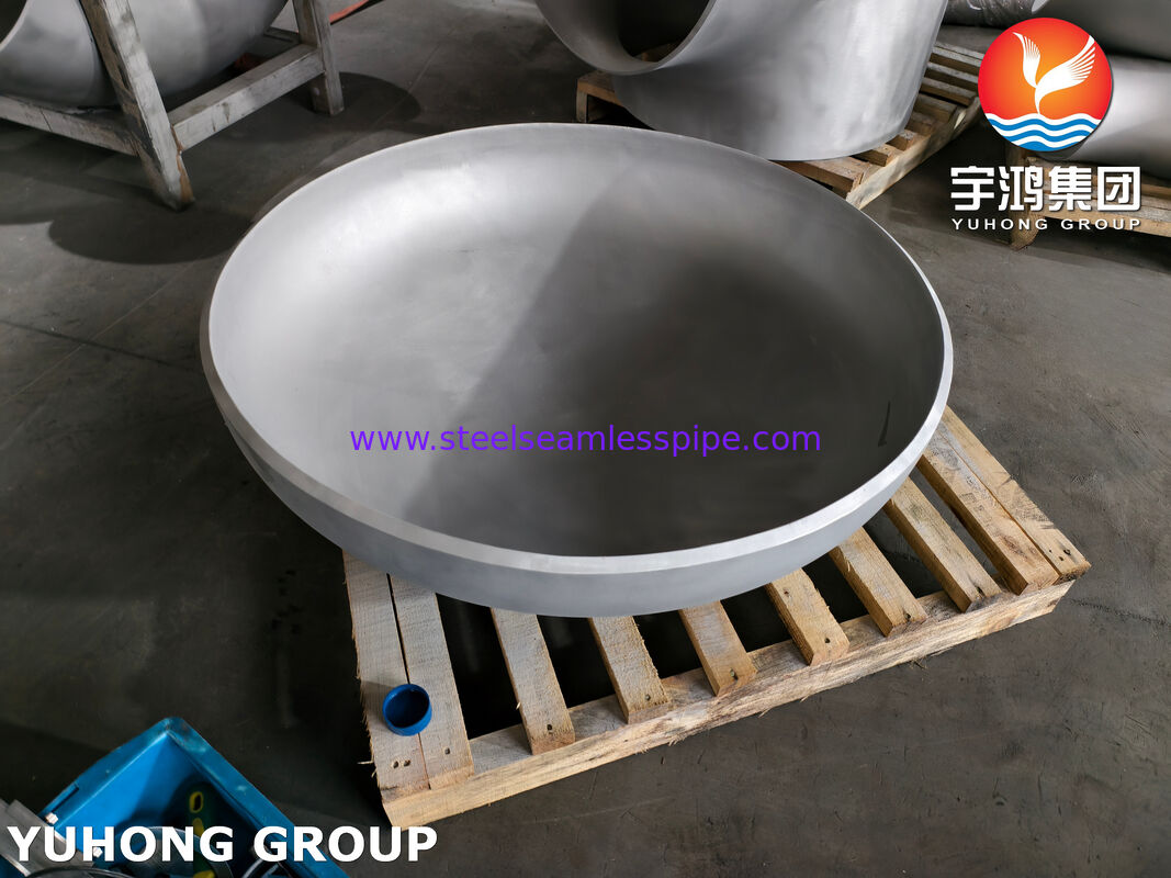 ASME SA403 / ASTM A403 WP304H ปิดปลาย ASME B16.9 อุปกรณ์ประกอบท่อ Buttweld สแตนเลส