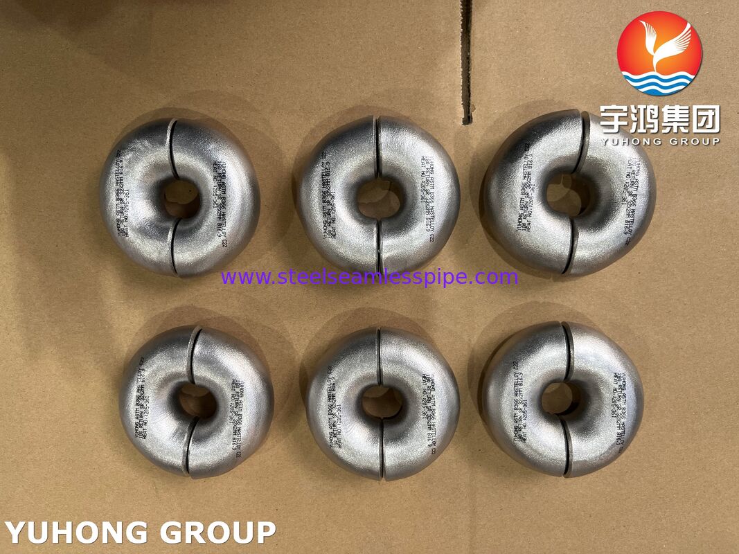 ASTM B366 HASTELLOY C22 UNS N06022 สังกะสี C-Ni-Mo-Cr สูงต่ํา การโกง 180° SR