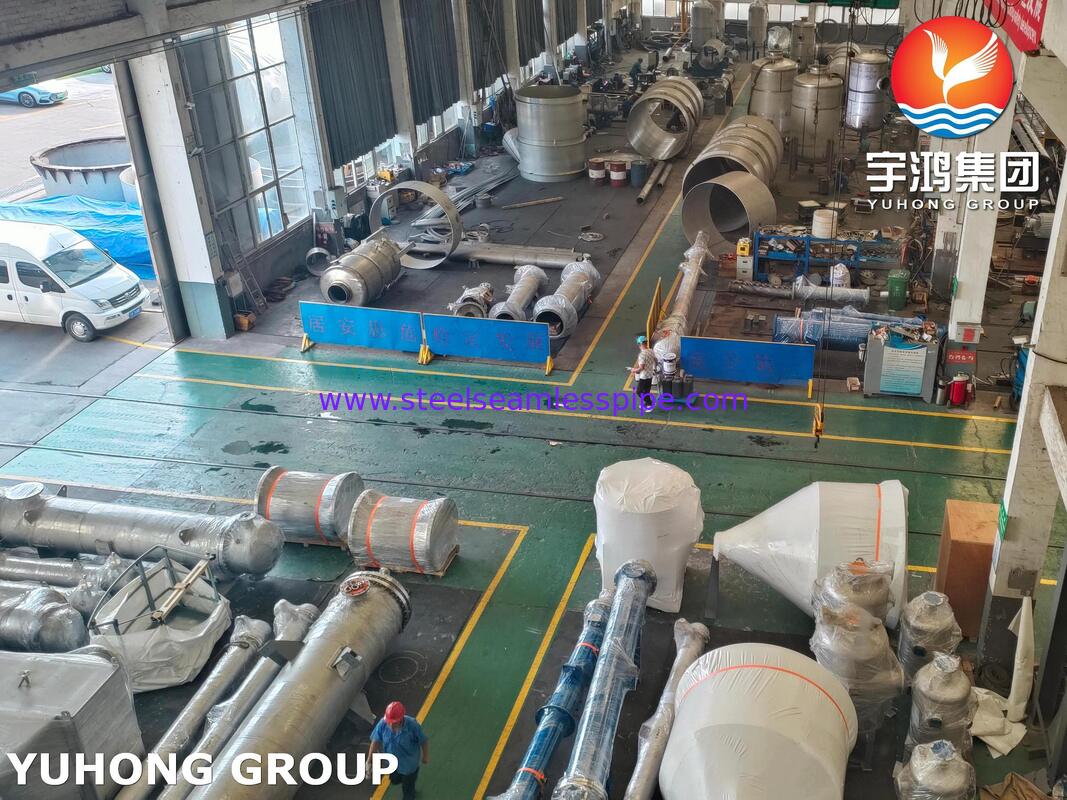 ASME U Stamp TEMA Class R ทีมแลกเปลี่ยนความร้อน Tube Bundle สําหรับ Steam Gland Condenser แลกเปลี่ยนความร้อน