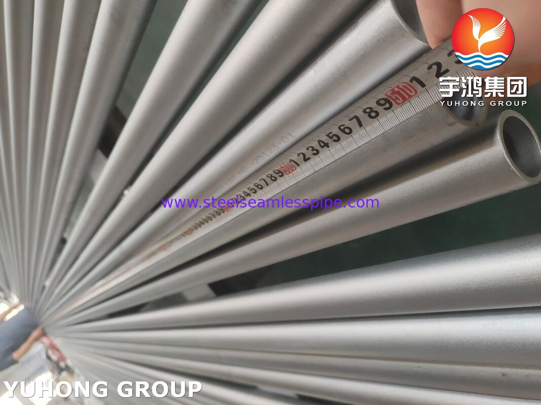 ASTM A268 TP405 หลอดสแตนเลสเฟอริตี้ที่มีโครเมียมต่ําและอะลูมิเนียมสูง ไม่แข็งต่ออากาศ