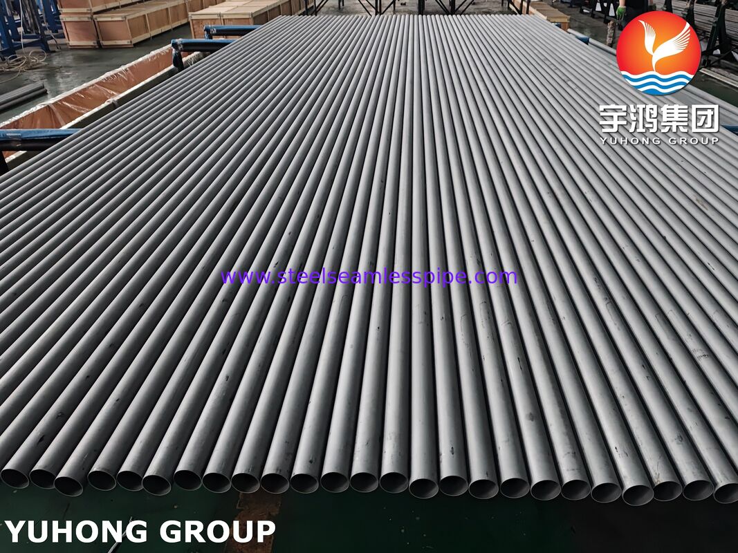 เฟอร์ไรต์ท่อสแตนเลสแบบไม่มีรอยต่อ ASTM A268 TP405 TP409 TP410 TP430 TP403Ti การประยุกต์ใช้เครื่องแลกเปลี่ยนความร้อนแบบอบอ่อนดอง