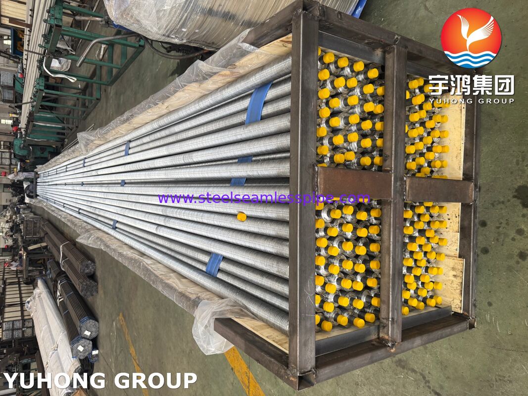 ท่อครีบชนิด KL สำหรับเครื่องแลกเปลี่ยนความร้อนแบบระบายความร้อนด้วยอากาศ – ท่อเหล็กคาร์บอน ASME SA179