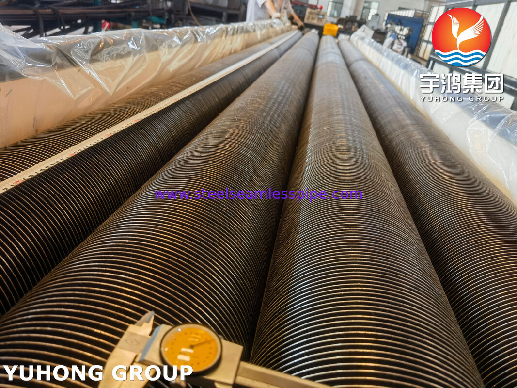 หลอดปั่นปีกความถี่สูงสําหรับการฟื้นฟูความร้อนที่เสีย ASTM A269 TP321 สแตนเลส