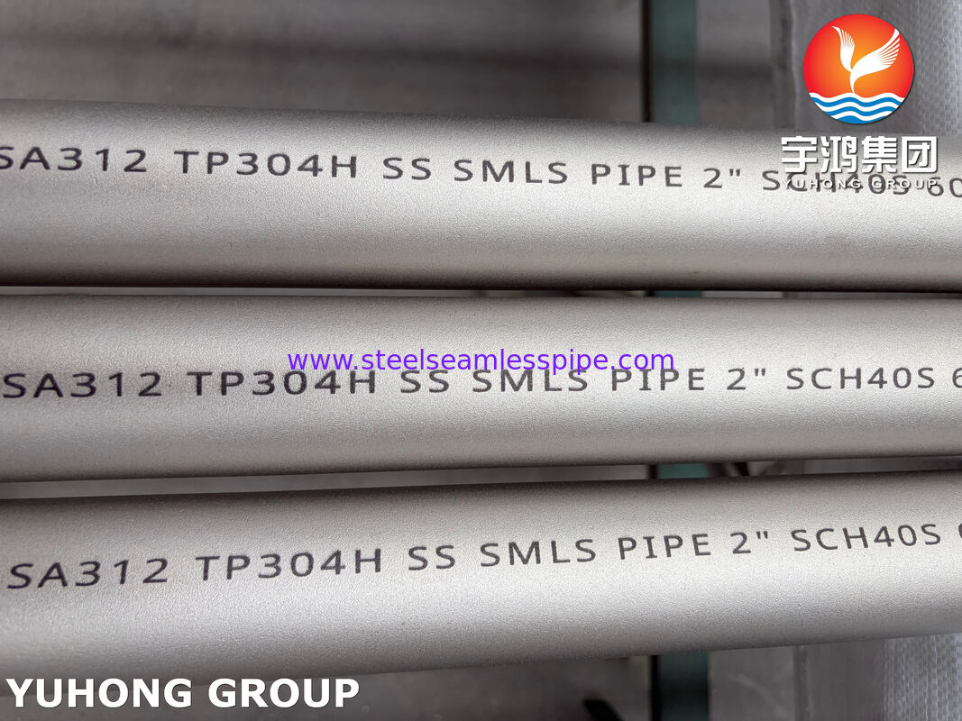 ท่อไร้ตะเข็บสแตนเลส ASTM A312 TP304H 304L สำหรับงานเคมีและอุตสาหกรรม