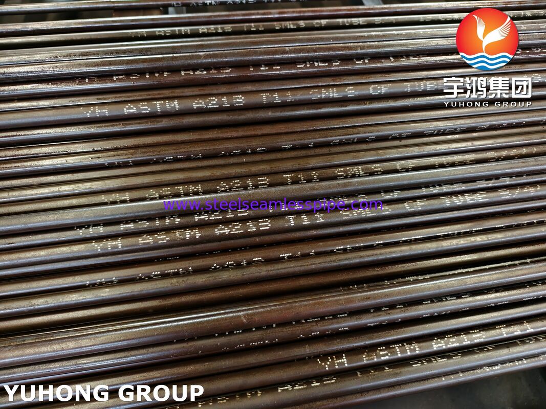 ท่อเหล็กไร้ตะเข็บ ASTM A213 T11 K11597 อัลลอยด์ , ท่อฮีตเตอร์สำหรับอุตสาหกรรมน้ำมันและก๊าซ