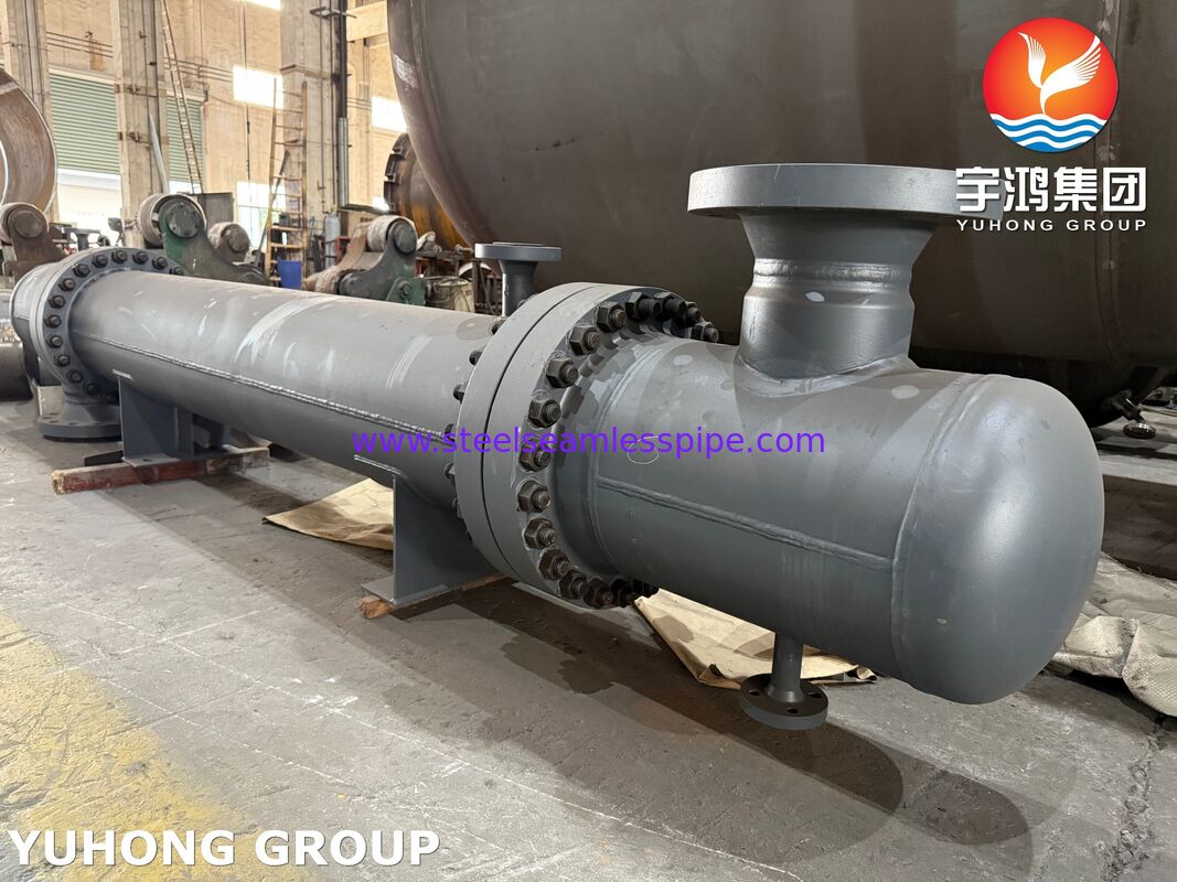 ชุดท่อแลกเปลี่ยนความร้อน TEMA BEM Shell and Tube Heat Exchanger ASME SA240 316 สแตนเลส