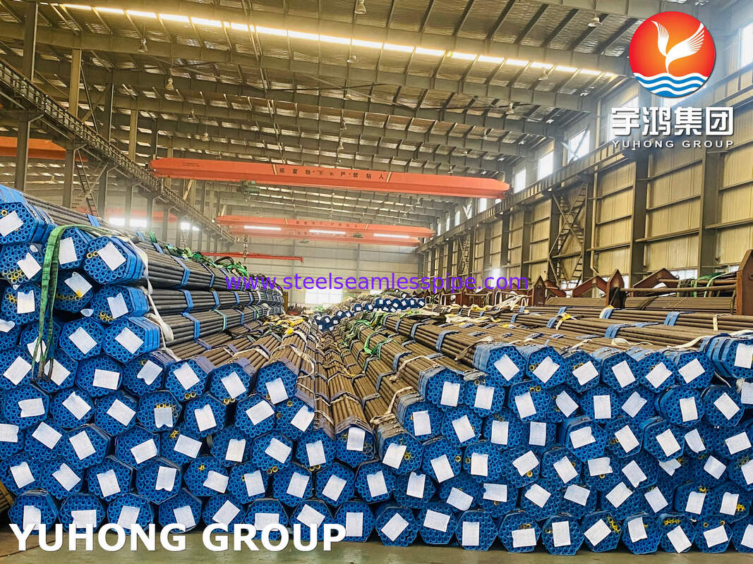 ท่อเหล็กไร้สาย 12Cr1MoVG (12Х1МФ) ТУ 14-3Р-55-2001, GB/T 5310 สําหรับหม้อความดันสูงและท่อหนังแลกเปลี่ยนความร้อน