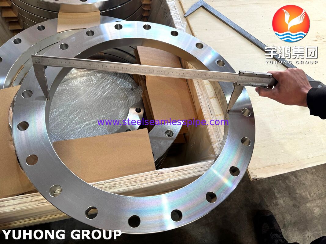 EN 1092-1 F316L สแตนเลสหน้าเรียบ FF Flange PN16 สําหรับท่อ