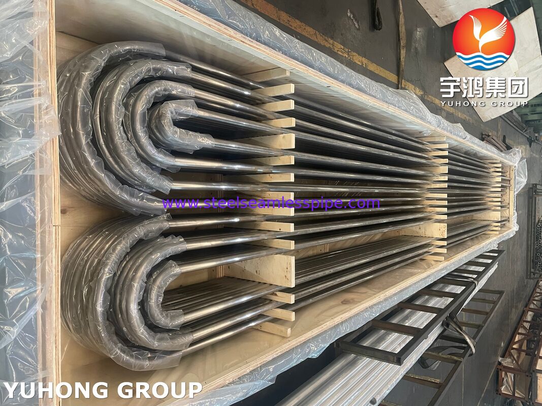 โมเนล 400 ท่อแลกเปลี่ยนความร้อน ASME SB163 UNS N04400 ท่อสกัด U Bend