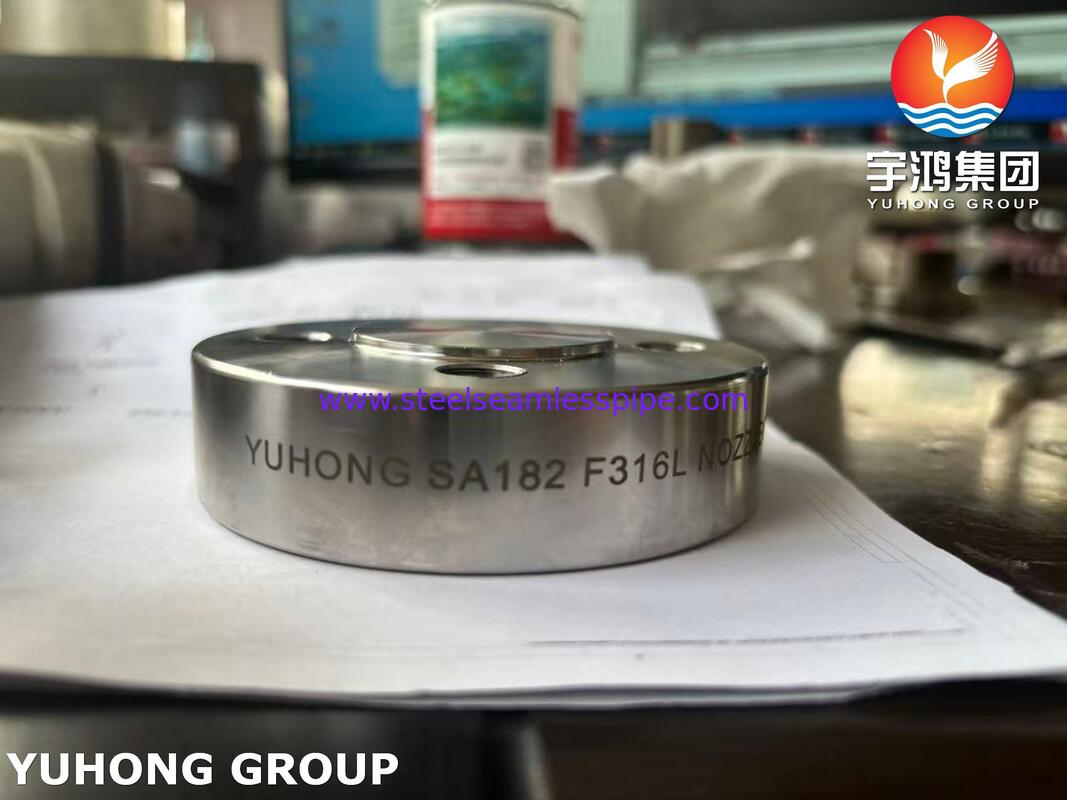 ASME SA182 F316L แฟลนจ์เหล็กไร้สแตนเลส แฟลนจ์จุลกลั้นสําหรับภาชนะความดัน
