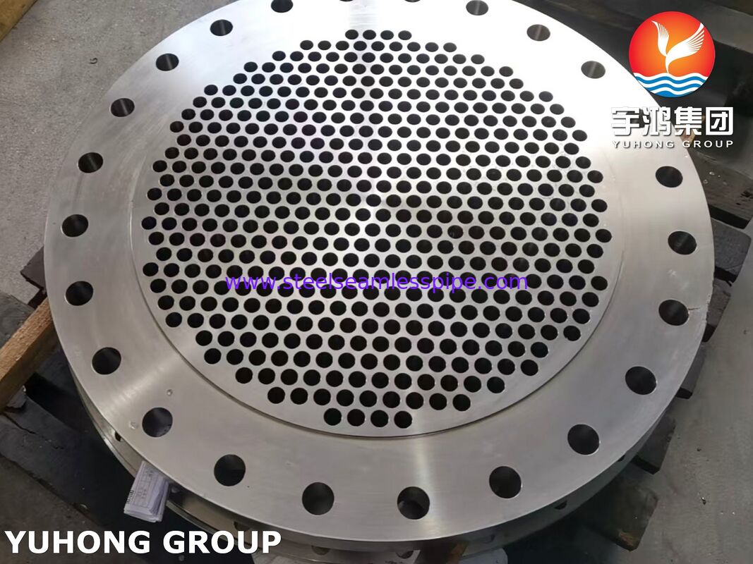 ASTM A182 F316Ti UNS S31635 Forged Stainless Steel Tubesheet for Heat Exchanger