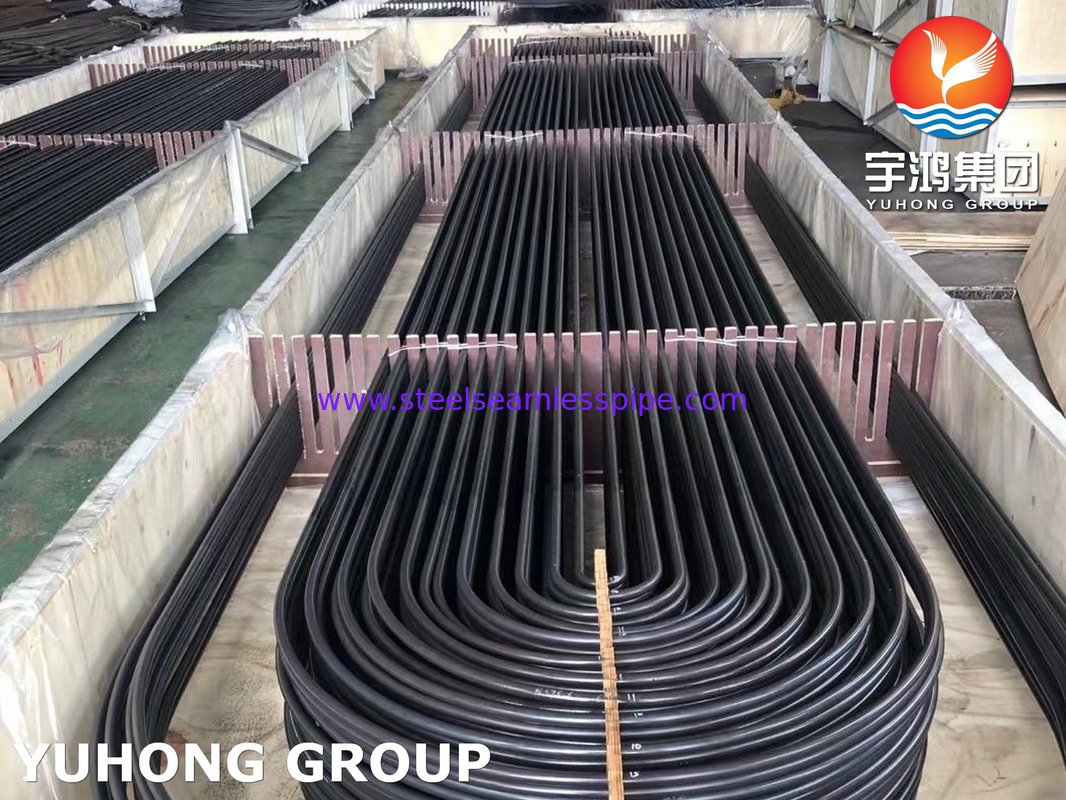 ท่อแลกเปลี่ยนความร้อนแบบ U-bend แบบไร้ตะเข็บดึงเย็น ASTM A179 สำหรับอุปกรณ์แบบเชลล์และท่อ