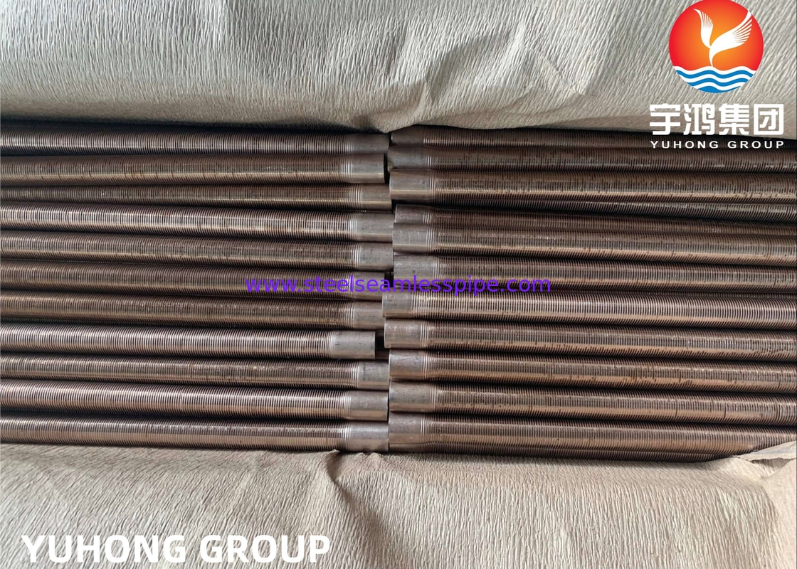 ASTM B111 CuNi 90/10 C70600 เครื่องแลกเปลี่ยนความร้อนชนิดกระบวนการล่างสําหรับเครื่องเย็นน้ํามัน