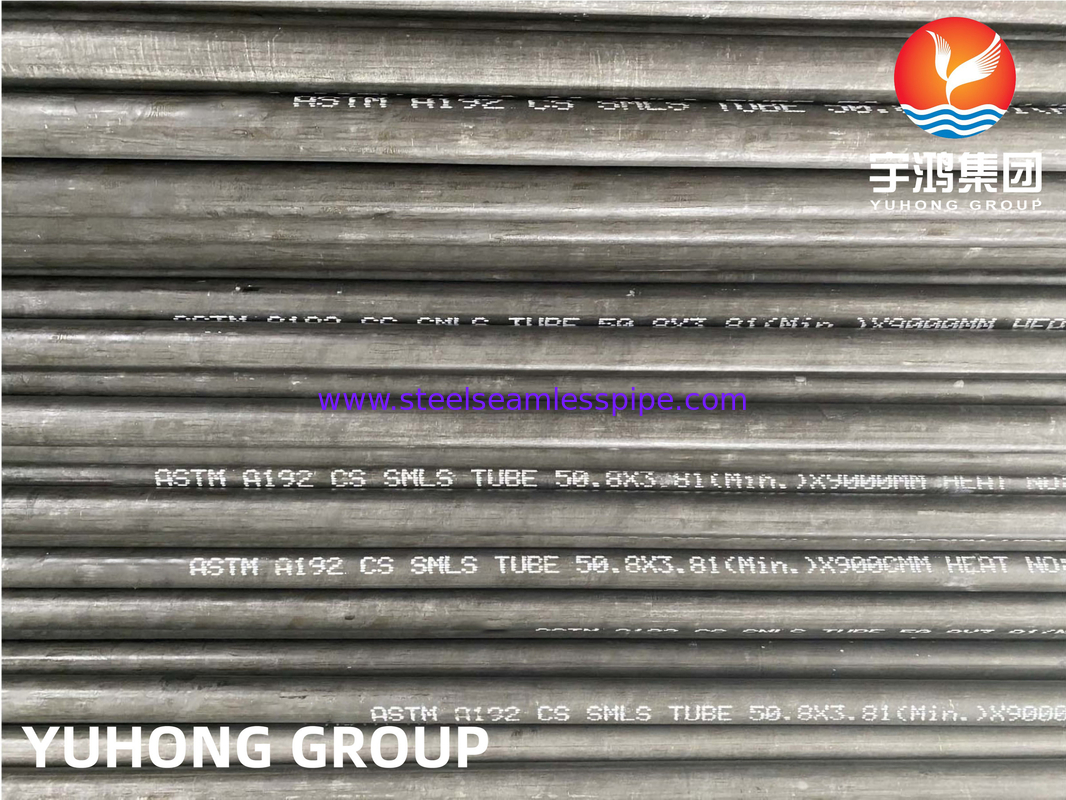ท่อเครื่องปั่น, ASTM A192, ASME SA192 ท่อเหล็กก๊าบอนไร้รอยสําหรับการใช้งานความดันสูง