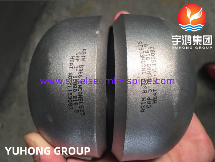 ASTM B366 UNS NO6625 / Inconel 625 Cap DIN 2.4856 ข้อต่อเชื่อมชน B16.9