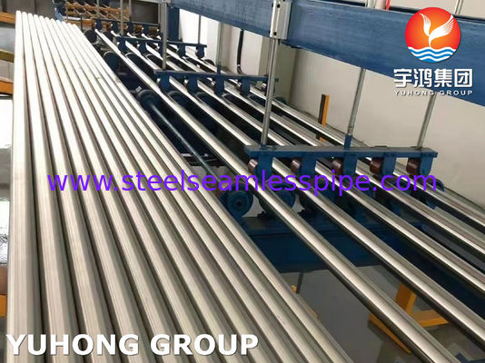 ท่อเชื่อมไร้ตะเข็บสุขาภิบาล 180/240/320/400/600GRIT ขัดเงาด้านในด้านนอก TP304 TP316L