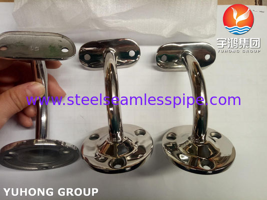 Acessórios Hardware Corrimão Corrimãos de aço inoxidável Espelho de superfície 600Grits Braçadeira Caixa de apoio Madeir