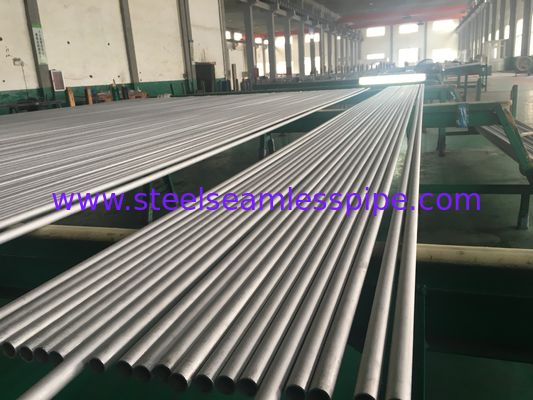 ASTM A789 S32750 Super Duplex Steel หลอดไม่มีรอยต่อ, 1 INCH 14BWG 20FT 100% การทดสอบปัจจุบันของลมบ้าหมูและการทดสอบแบบ Hydrostatic,