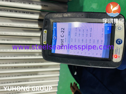 ASTM B622 / B619 / B626 Hastelloy C22 (NO6022, 2.4602) ท่อเหล็กโลหะผสมนิกเกิล