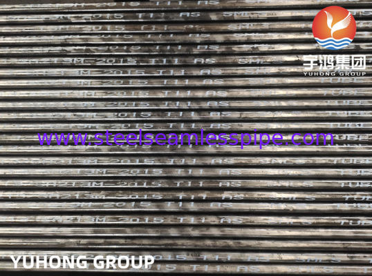 ASTM A213 T11 หลอดไร้รอยเหล็กสแตนเลส สําหรับเครื่องปั่นและเครื่องแลกเปลี่ยนความร้อน