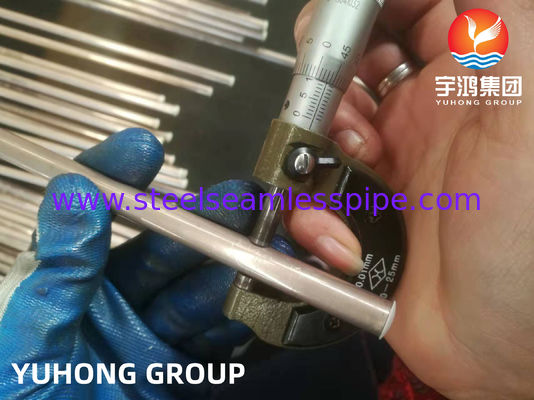 ASTM B111/ASME SB111 C70600 ท่อโลหะผสมนิกเกิลทองแดงสำหรับเครื่องแลกเปลี่ยนความร้อนของหม้อไอน้ำ