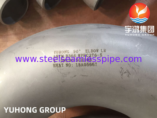 ASTM B366 UNS N10276 / Hastelloy C276 เอลโคว์ Hastelloy Steel Buttweld Fitting