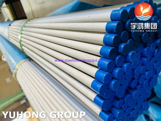 ASTM A213 / ASTM A269 คอนเดนซาร์ระเหยท่อสแตนเลสท่อไร้รอยต่อความหนาผนังขั้นต่ำ