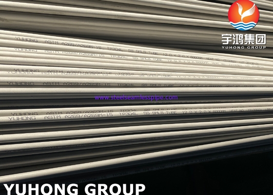 ASTM A269 / A269M-15 TP304 TP304L ท่อเหล็กกล้าไร้สนิมสำหรับ Boiler